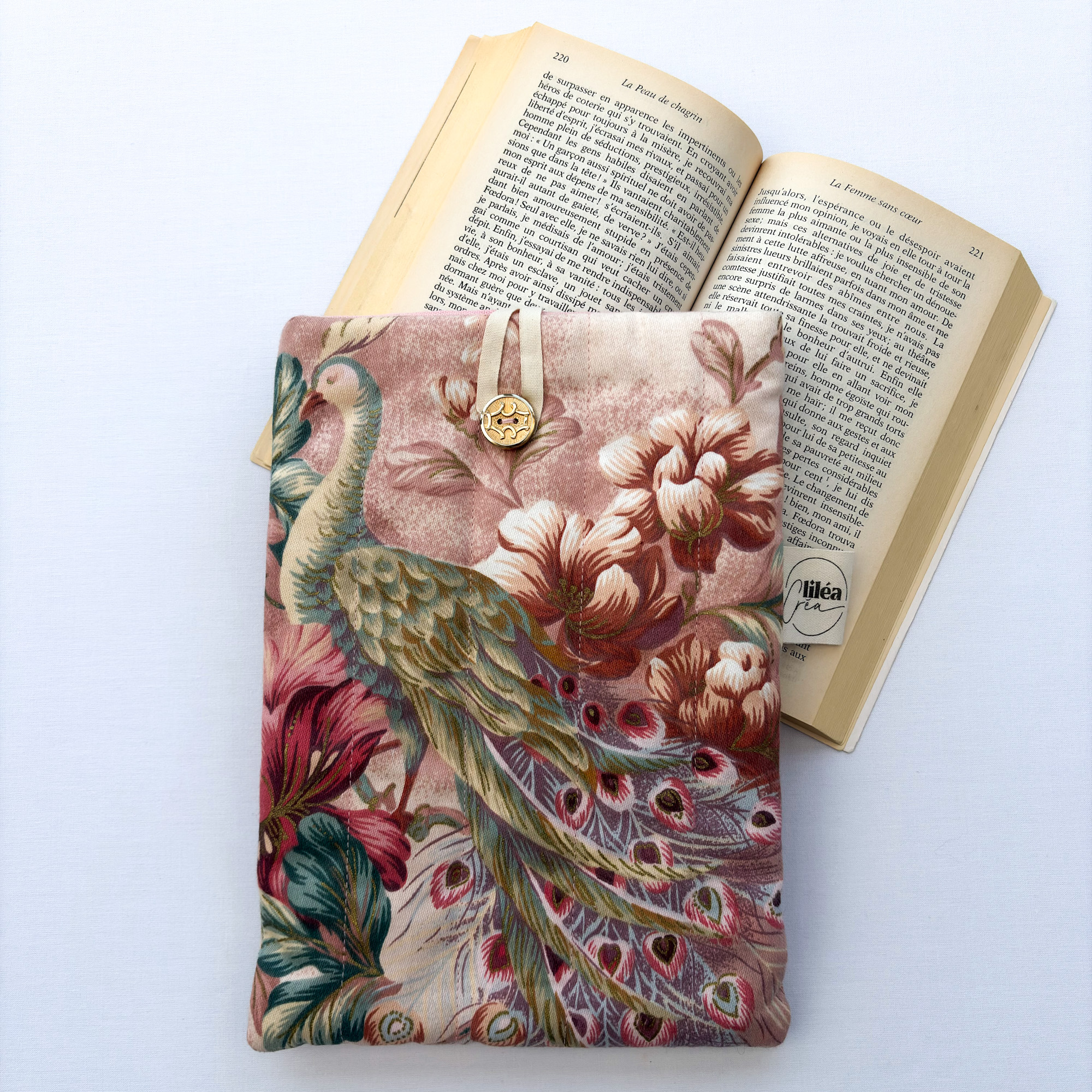 pochette livre mona modele romantique 5 pochette livre mona modèle romantique photo principale